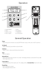 Preview for 6 page of Omni International GLH 850 User Manual