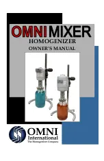 Предварительный просмотр 1 страницы Omni International Omni Mixer Owner'S Manual