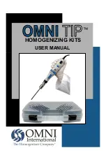 Omni International TIP HOMOGENIZING KIT User Manual предпросмотр