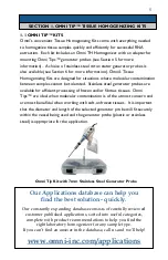 Preview for 5 page of Omni International TIP HOMOGENIZING KIT User Manual