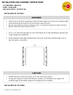 Preview for 3 page of OMNI mount PANA103PRO Installation And Assembly Instructions