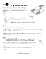 Preview for 2 page of OMNI mount TVM PRO Series Installation Instructions