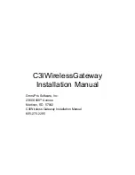 Omni-Pro Software C3IWirelessGateway Installation Manual preview