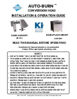 Omni-Rinse AUTO-BURN AB-CH1 Installation & Operation Manual предпросмотр