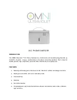 Предварительный просмотр 1 страницы Omni Ultraviolet UV-C PHONE SANITIZER Manual