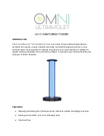 Preview for 1 page of Omni Ultraviolet UV Sanitizing Tower Quick Start Manual