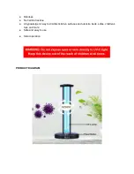 Preview for 2 page of Omni Ultraviolet UV Sanitizing Tower Quick Start Manual