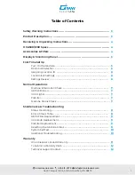 Preview for 2 page of Omni CleanAir OCA 500 Professional Series Operation And Maintenance Manual