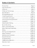 Preview for 2 page of Omni OWB-25 Installation, Operation And Service Instructions