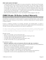 Preview for 40 page of Omni OWB-25 Installation, Operation And Service Instructions