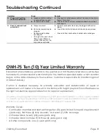 Preview for 19 page of Omni OWH-75 Installation, Operation And Service Instructions