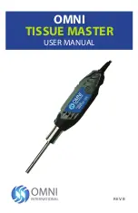 Omni TISSUE MASTER 125 User Manual предпросмотр