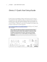 Preview for 4 page of Omnia Omnia.11 2001-00382-000 Quick Start Setup Manual