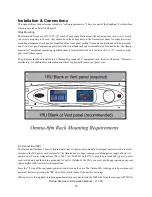 Preview for 18 page of Omnia Omnia-6EX Installation And Operation Manual