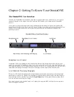 Preview for 19 page of Omnia ONE FM Installation And Operation Manual