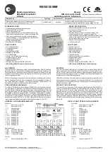 Omnia REGS12/08M Manual preview