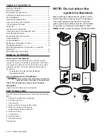 Предварительный просмотр 2 страницы Omnifilter 4001863 Installation Instructions Manual