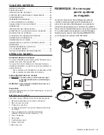 Preview for 39 page of Omnifilter 4001863 Installation Instructions Manual