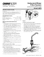 Omnifilter CBF3 B Series Installation Instructions Manual preview