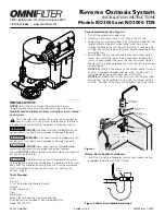 Preview for 1 page of Omnifilter RO2000 Series Installation Instructions Manual