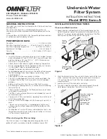 Preview for 1 page of Omnifilter SFM2 Series A Installation Instructions Manual