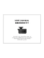 omnikine K11 User Manual предпросмотр