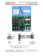 Предварительный просмотр 3 страницы OmniMetrix Hero 40 Amp Tap Commander Installation Manual