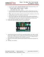 Предварительный просмотр 4 страницы OmniMetrix Hero 40 Amp Tap Commander Installation Manual