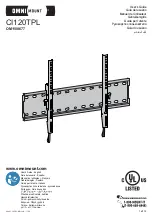 Omnimount CI120TPL User Manual preview