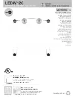 Preview for 1 page of Omnimount LEDW60 Instruction Manual