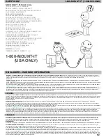 Preview for 2 page of Omnimount LEDW60 Instruction Manual