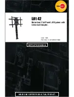 Preview for 1 page of Omnimount Lift 42 Instruction Manual