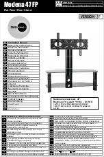 Preview for 1 page of Omnimount Modena 47FP Instruction Manual