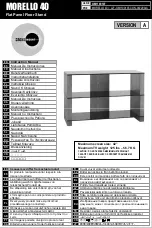 Предварительный просмотр 1 страницы Omnimount MORELLO 40 Instruction Manual