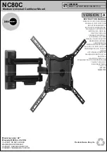 Предварительный просмотр 2 страницы Omnimount NC-80 Instruction Manual