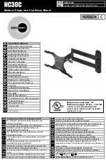 Preview for 1 page of Omnimount NC30C Instruction Manual