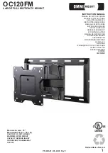 Omnimount OC120FM Instruction Manual preview