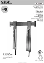 Omnimount OE80F Instruction Manual preview