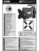 Omnimount OL125 C Instruction Manual preview