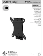 Omnimount OL50FT Instruction Manual предпросмотр