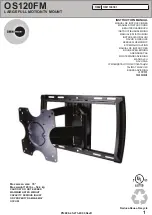 Предварительный просмотр 1 страницы Omnimount OM1100591 Instruction Manual