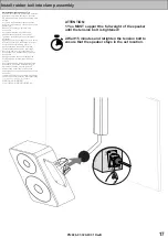 Предварительный просмотр 17 страницы Omnimount OM1100620 Instruction Manual