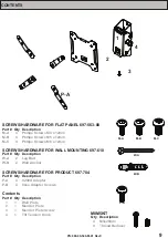 Предварительный просмотр 9 страницы Omnimount OS50T Instruction Manual