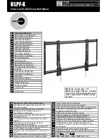 Omnimount ULPF-X Instruction Manual preview