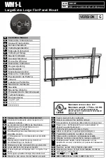 Omnimount WM1-L Instruction Manual preview