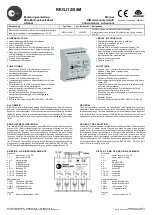 Preview for 1 page of Omnio REGJ12/04M Brief Instructions