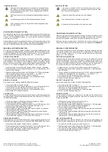 Предварительный просмотр 2 страницы Omnio REGJ12/04M Brief Instructions