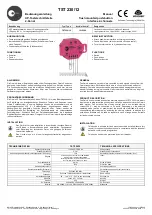 Предварительный просмотр 1 страницы Omnio TST 230/12 Manual