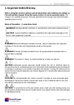 Предварительный просмотр 4 страницы OmniPower OHY1P4803 User Manual