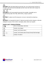 Предварительный просмотр 5 страницы OmniPower OHY1P4803 User Manual